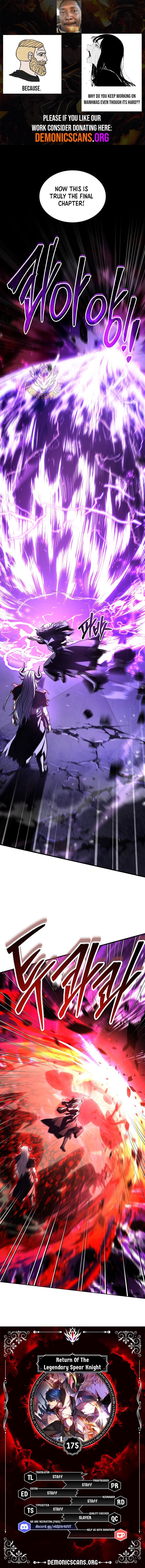 Return of the Legendary Spear Knight Chapter 175 0